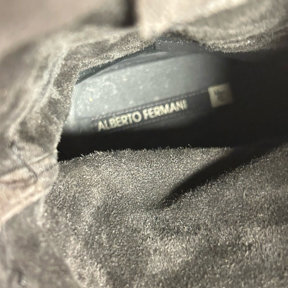 Alberto Fermani Umbria Slouchy Suede Ankle Boot Colour Anthracite Side 39 - Picture 10 of 12